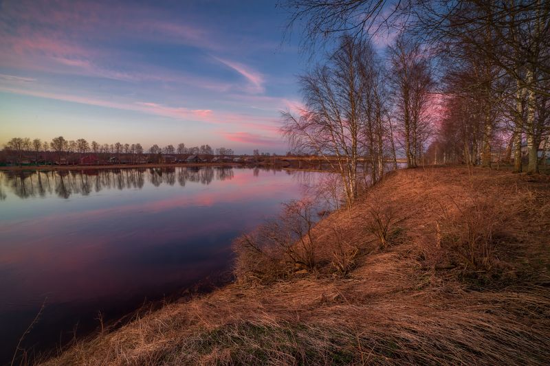 Про весну, половодье и розовый вечер фото превью
