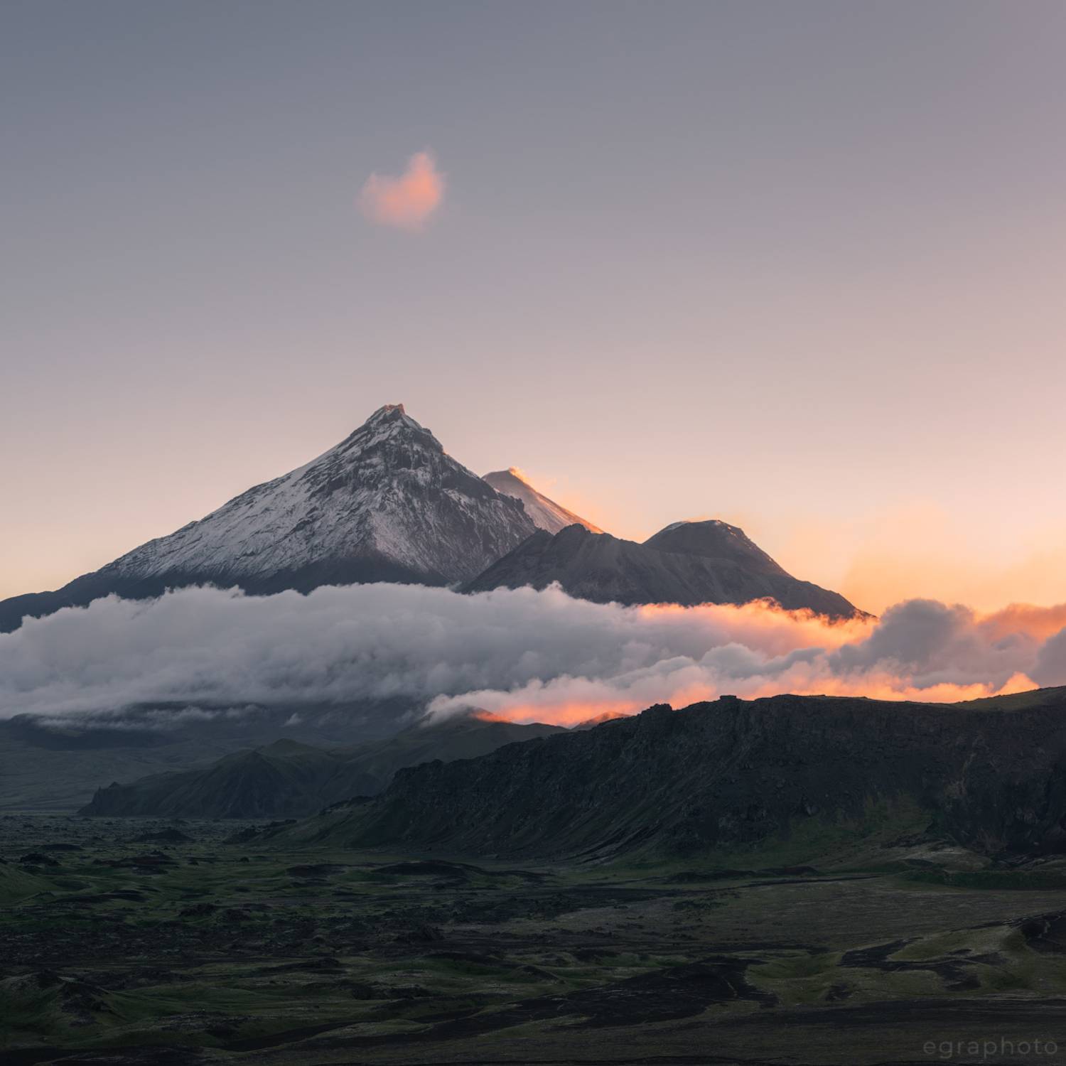 камчатка, вулкан, безымянный, камень, ключевской, Рябенький Александр