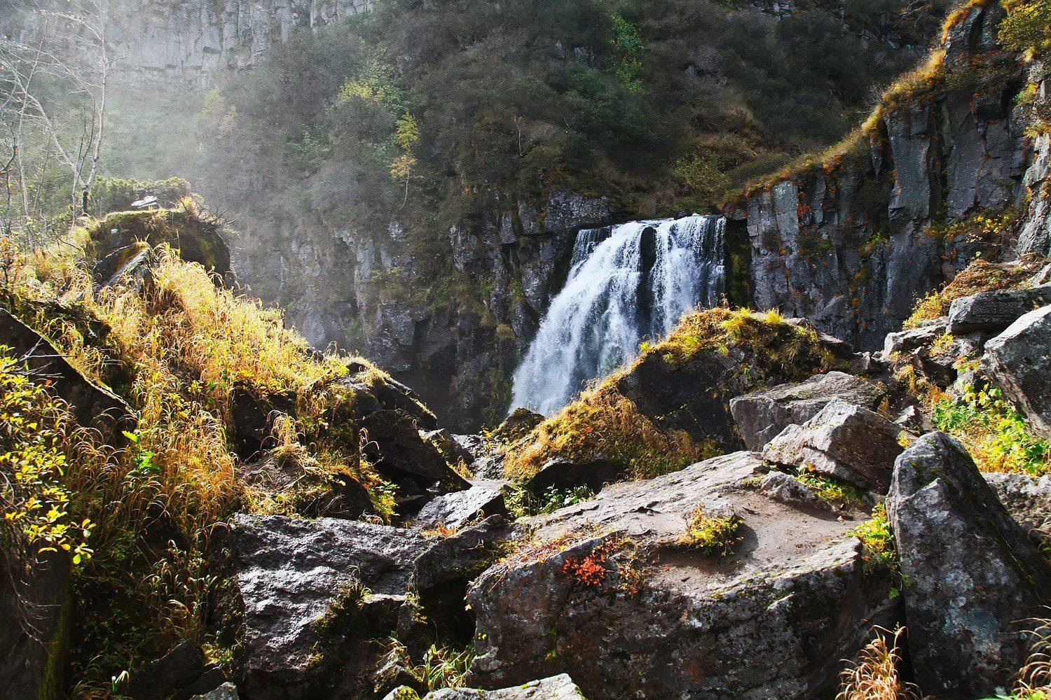 камчатка, водопад, Cтадник Илья