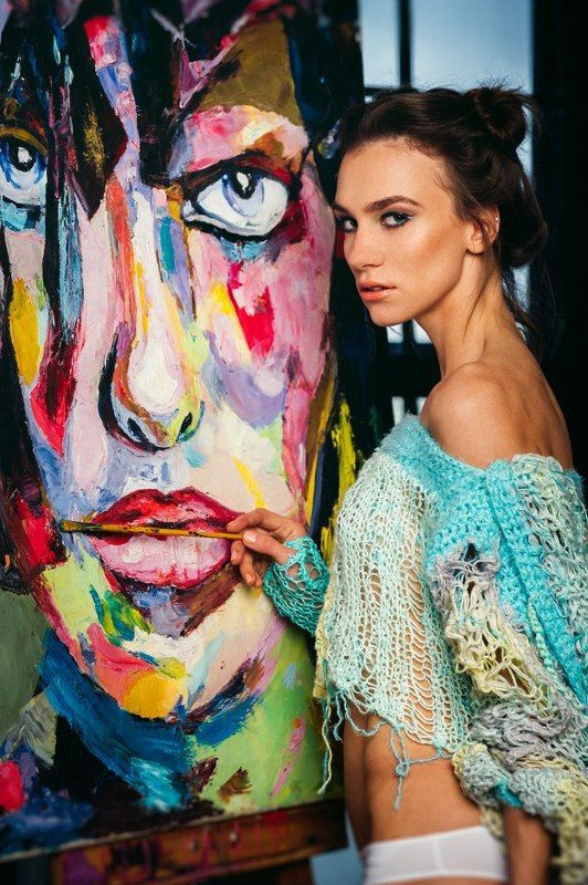 Art, Art photo, Beautiful, Beauty, Emotion, Girl, Light, Model, Moscow, Nikon, Painting, People, Photo, Portrait, Studio Portrait фото превью