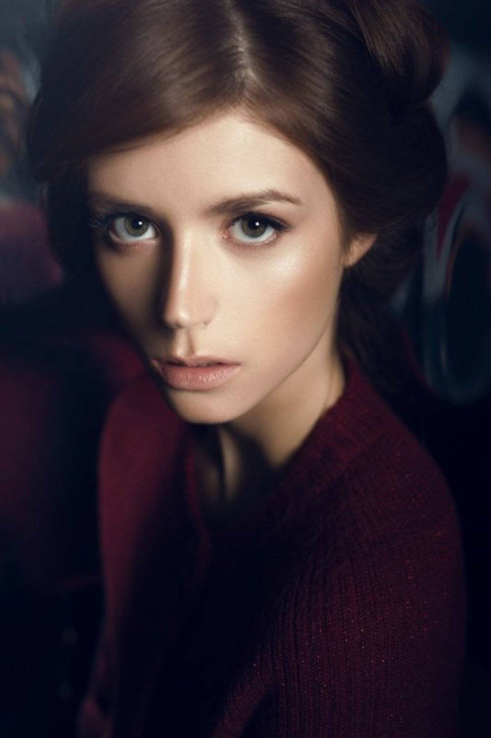 Girl, Glamour, Mirror, Portrait, Виктор Корнеев