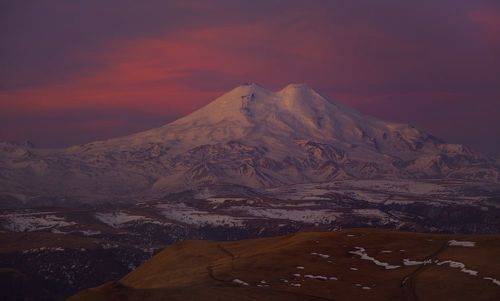 Эльбрус ,рассвет