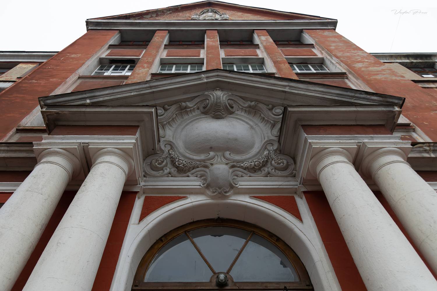 архитектура, Германия, Восточная Пруссия, Россия, Калининград, фасад, история, Факультет фундаментальной подготовки, фотография, 2023, architecture, Germany, East Prussia, Russia, Kaliningrad, facade, history, Faculty of Fundamental Training, photography, Vadim Svirin