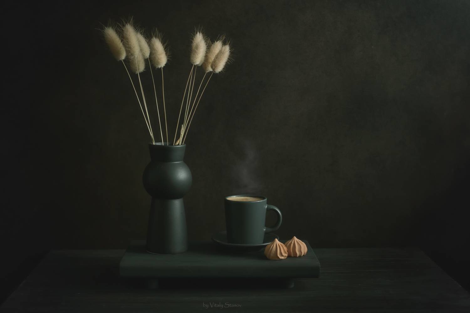вазочка с сухоцветом, созерцание, композиция натюрморта, натюрморт, сухой, vase with dried flowers, still life composition, still life, Стасов Виталий