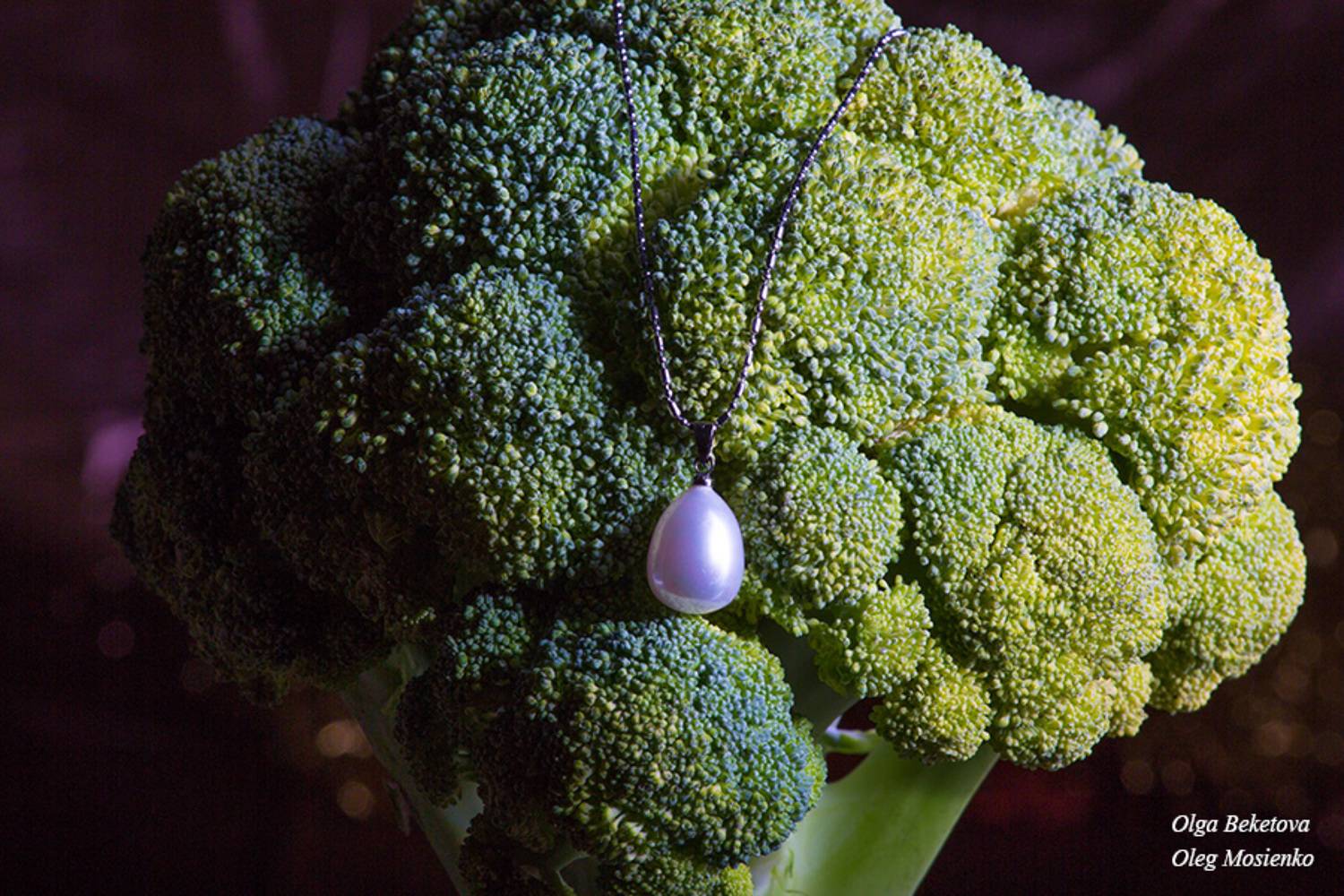 брокколи, кулон, Бекетова Ольга