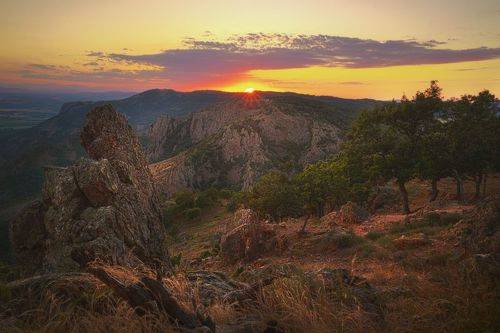 Rhodopes sunset