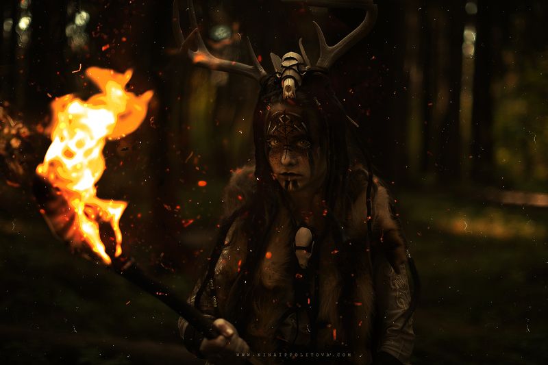 dark, art, horror, portrait, fine-art, cosplay, sfx,  Д о ч е р и  О д и н а  фото превью