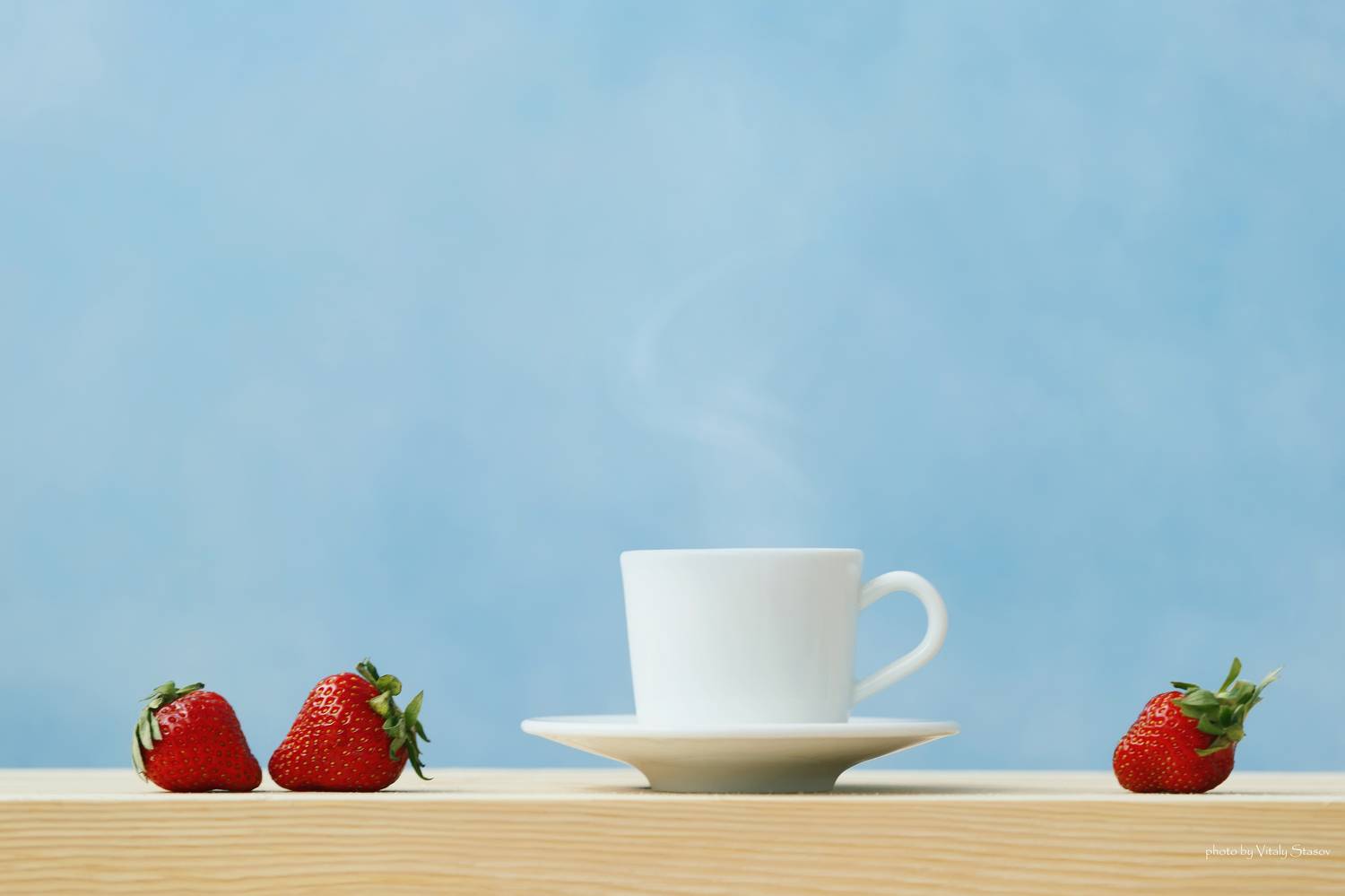 клубника, чашка, кофе, натюрморт, еда, Стасов Виталий