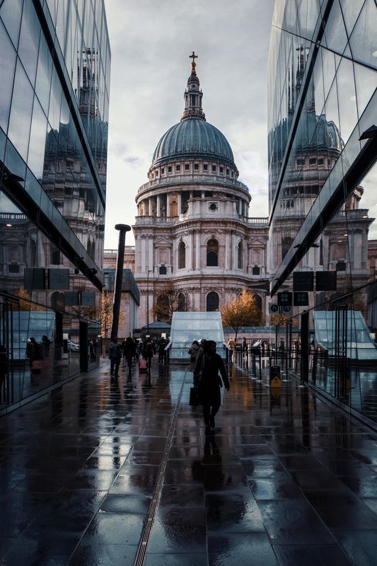 Rainy day in London. Дождливый день в Лондоне.  фото превью