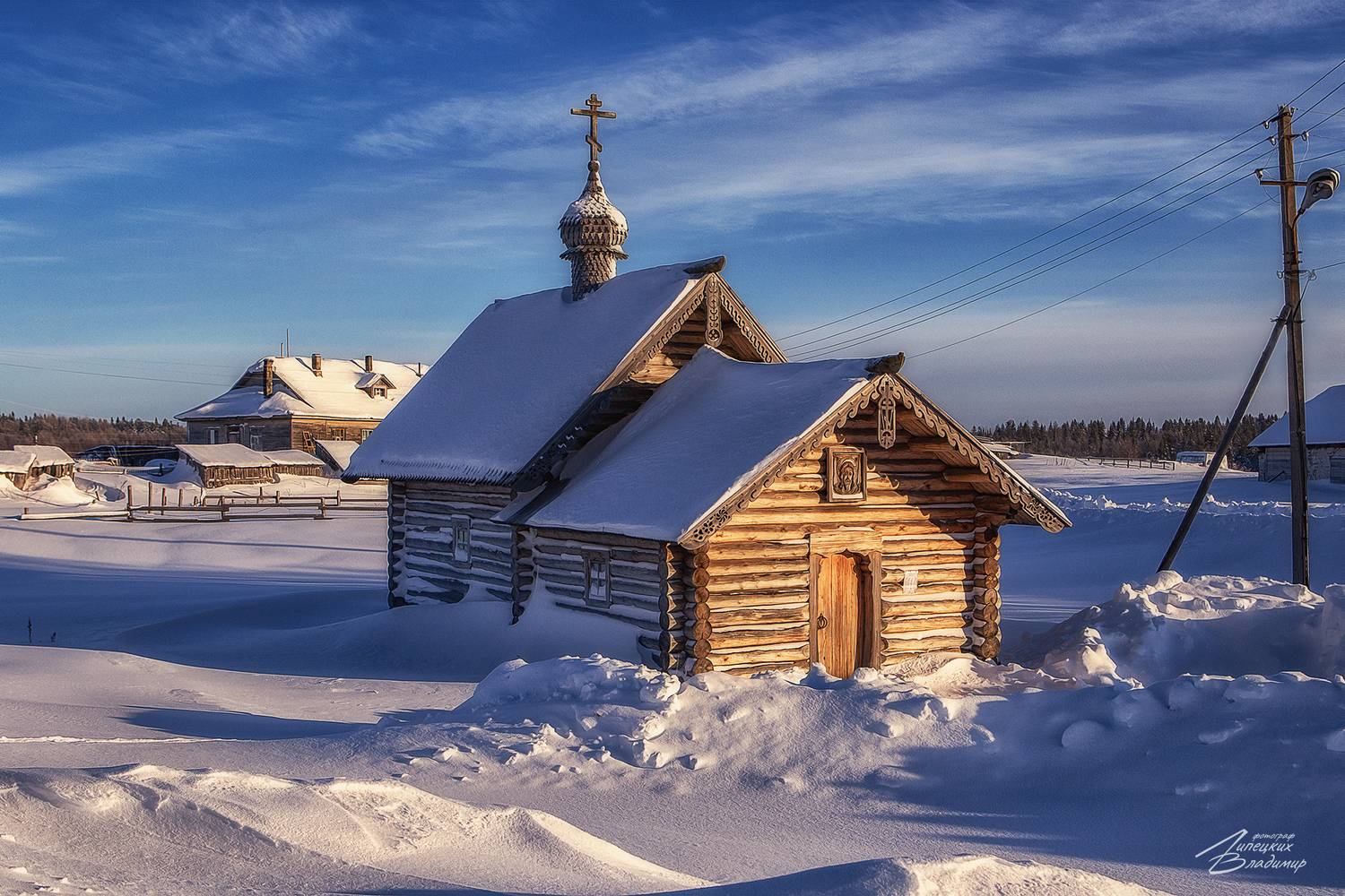 соловки, поселок соловецкий, богоявленская церковь., Липецких Владимир