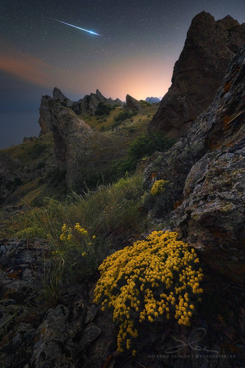 ночь, астрофотография, пейзаж, заповедник, карадаг, крым, звезды, млечный путь, night, astrophotography, landscape, stars, milky way, Женя Зайцев