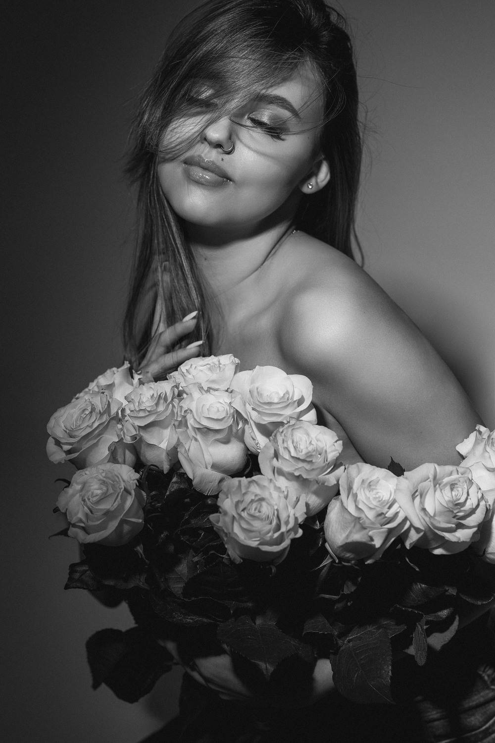 девушка, модель, портрет, фотосессия, студия, гламур, girl, model, young, portrait, творческий портрет, женский портрет, woman, young woman, glamour, постановка, постановочная фотография, fashion, чб, чёрно-белое фото, bw, blackandwhite, fine art, sexy, Васильев Владимир