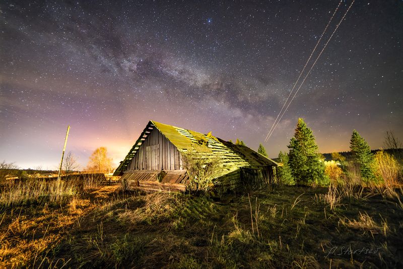 ночь, звезды, небо, млечный путь Звёздное небо и Млечный Путь фото превью