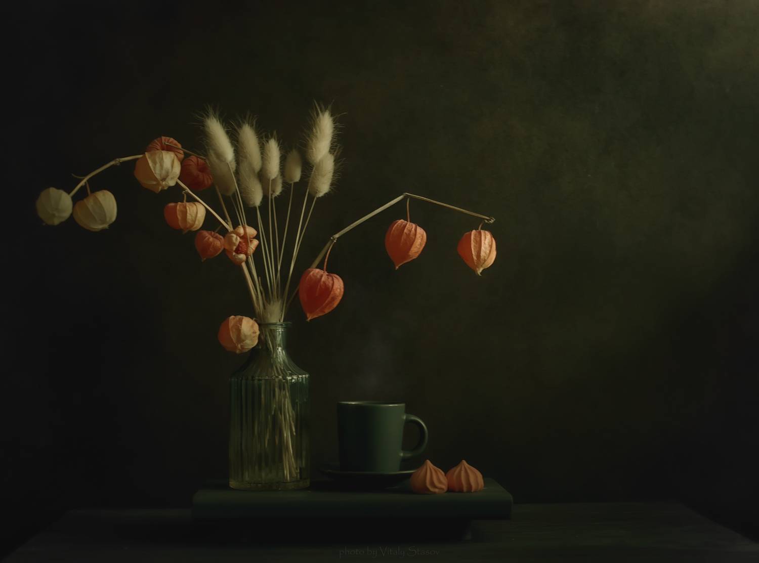 coffee , dried flowers, сухоцвет, физалис, заячий хвост, кофе, Стасов Виталий