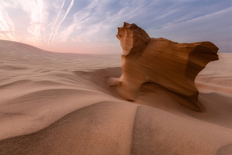 астрахань, астраханская область, пустыня, песок, дюны, закат  фото превью