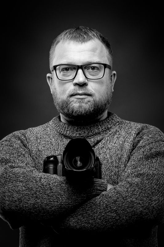 мужчина, портрет, фотоаппарат, фотограф *** фото превью