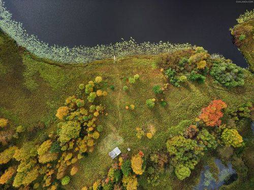 Избушка у озера