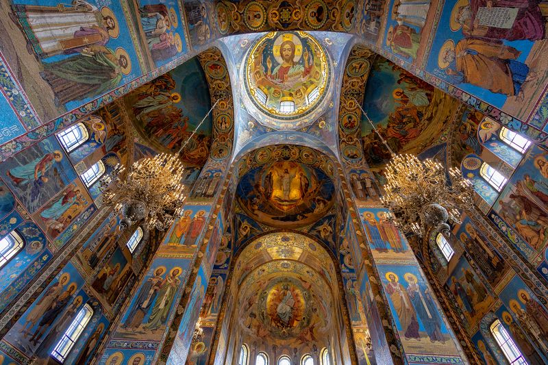 санкт - петербург, город, архитектура, храм, спас на крови, православие, казанский собор С Праздником Светлой Пасхи! фото превью