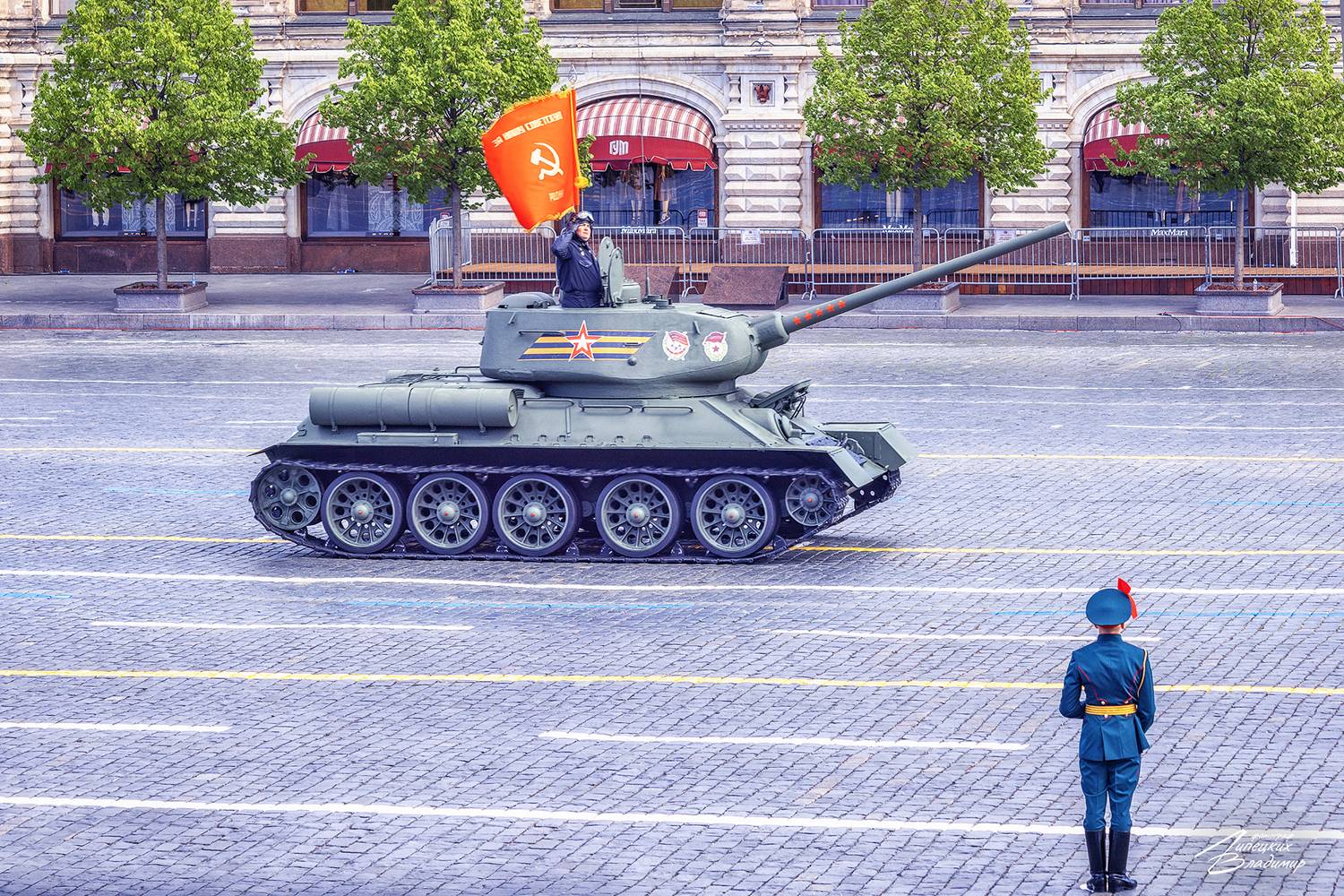 парад победы, москва, красная площадь., Липецких Владимир