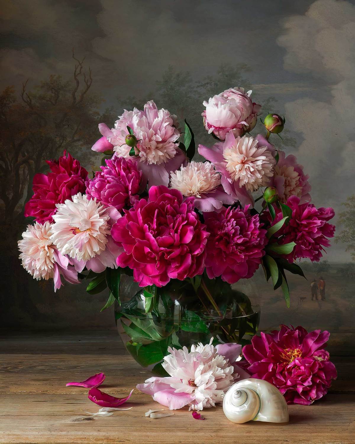 peonies, still life photography, Слуцкая Яна