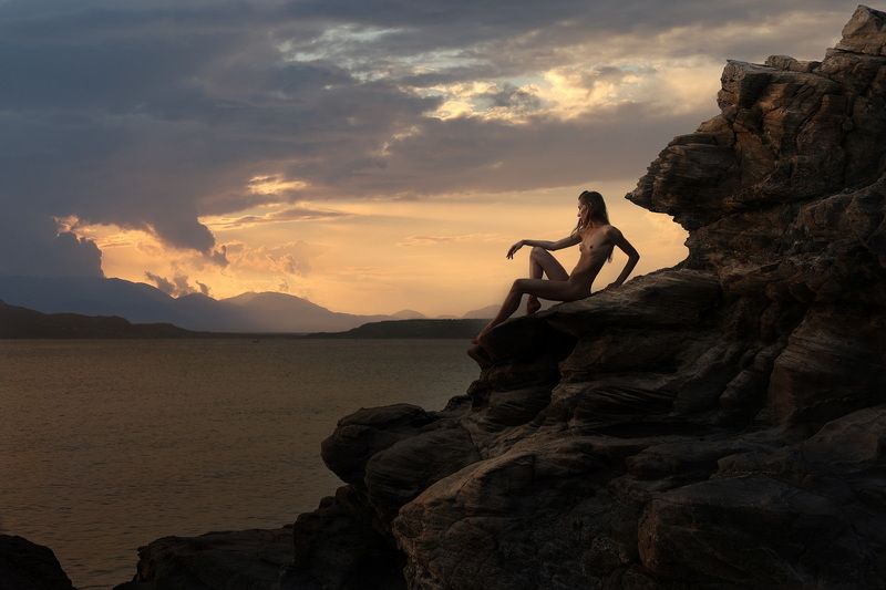 nude, greece, fineart, Letzte Stunde фото превью