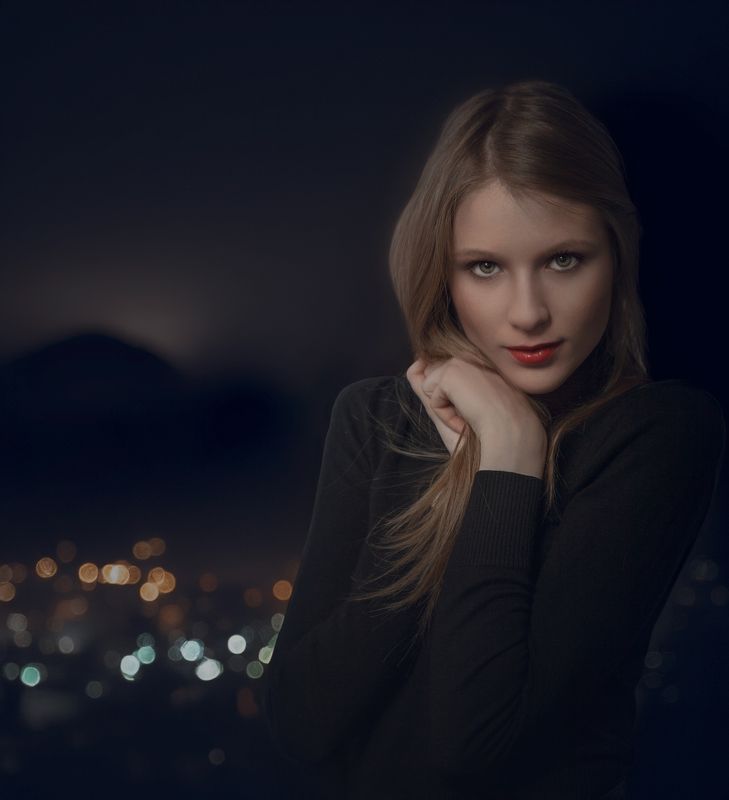 ночной портрет фото превью