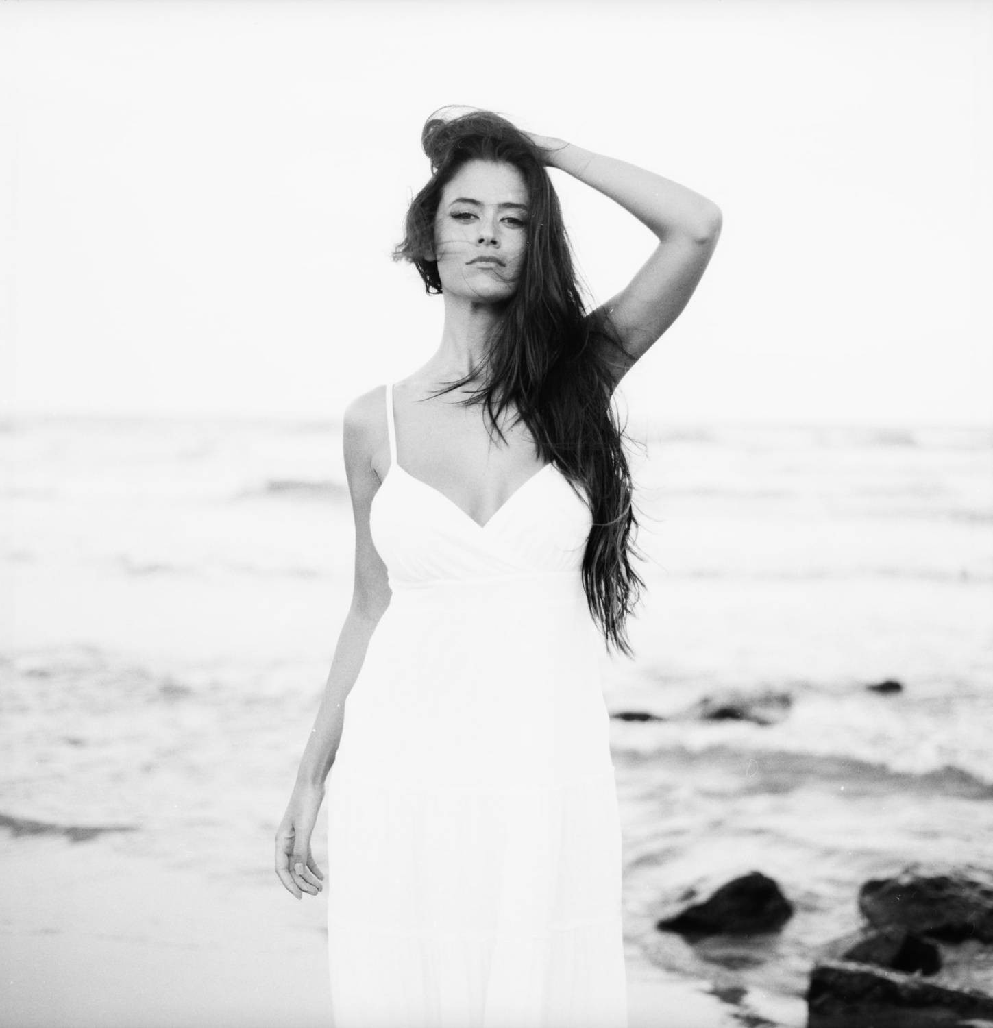 плёнка, портрет, испанка, film, portrait, sea, spanish, M&oslash;rkt