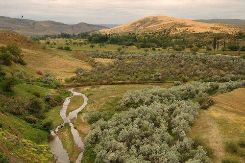 Песчаная гора Сары кум. (Жёлтые пески)