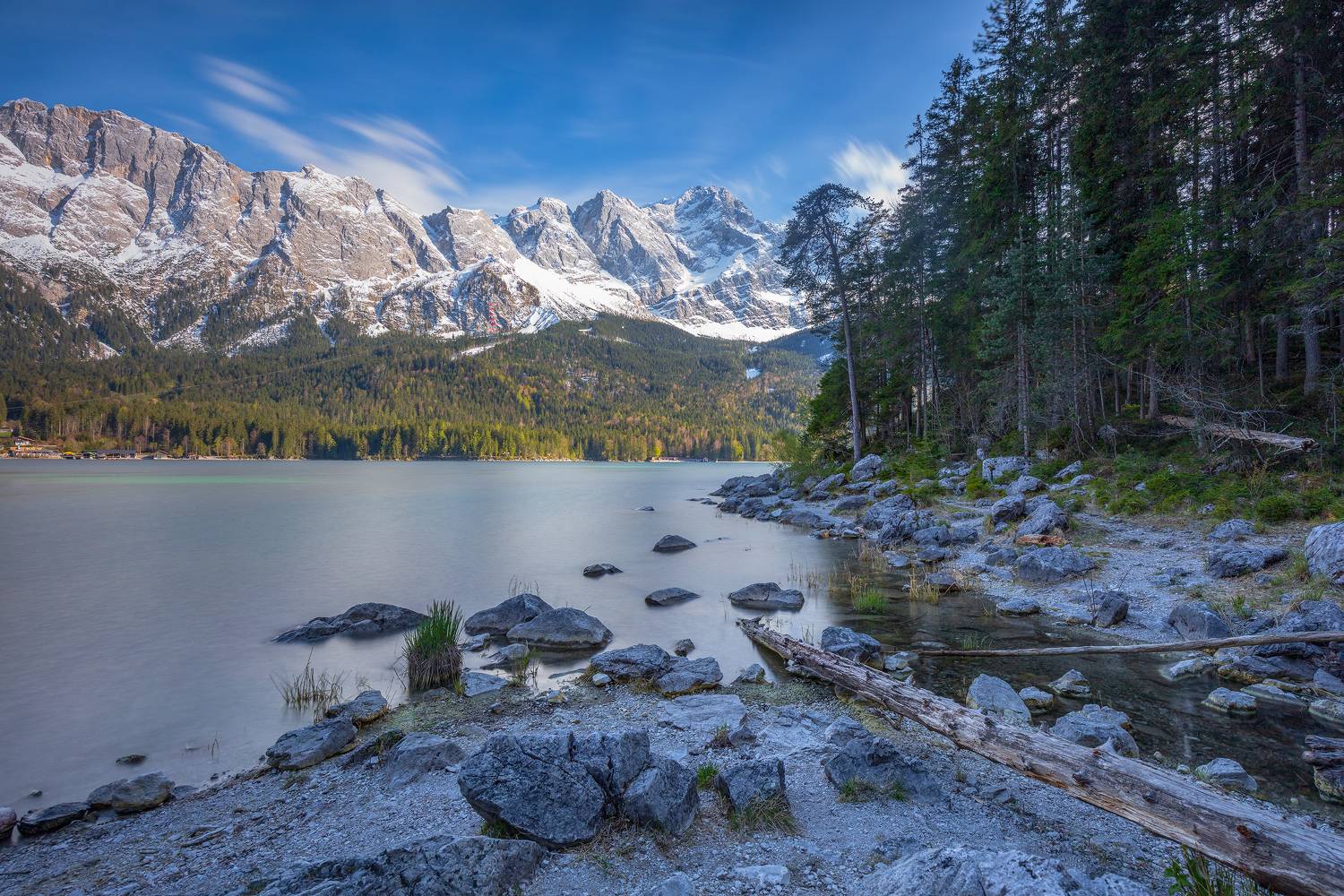 alps, mountains, germany, winter, see, eibsee, deutschland,  Gregor