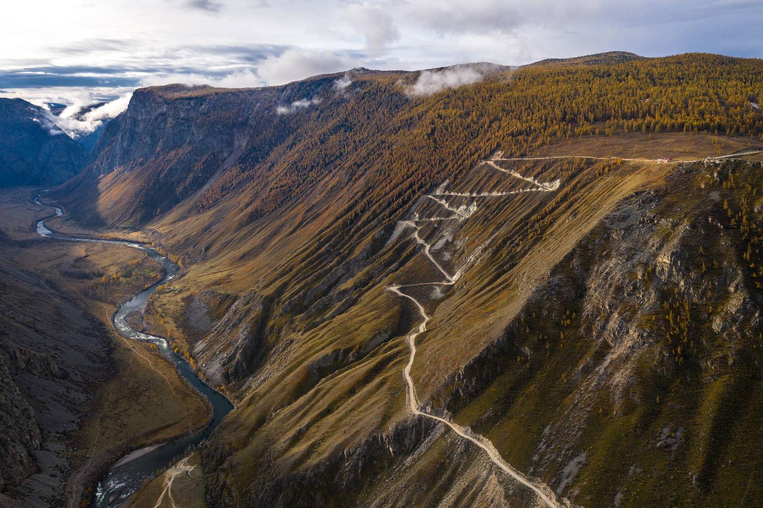 алтай, осень, горы, перевал, река, altay, autumn, mountains, river, Баландин Дмитрий