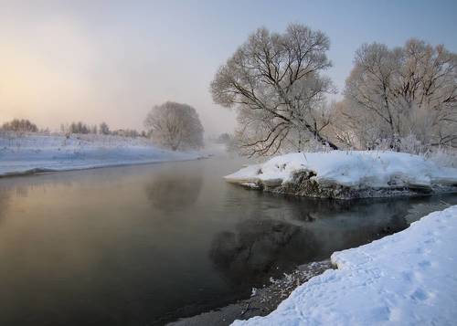 Морозное мартовское утро