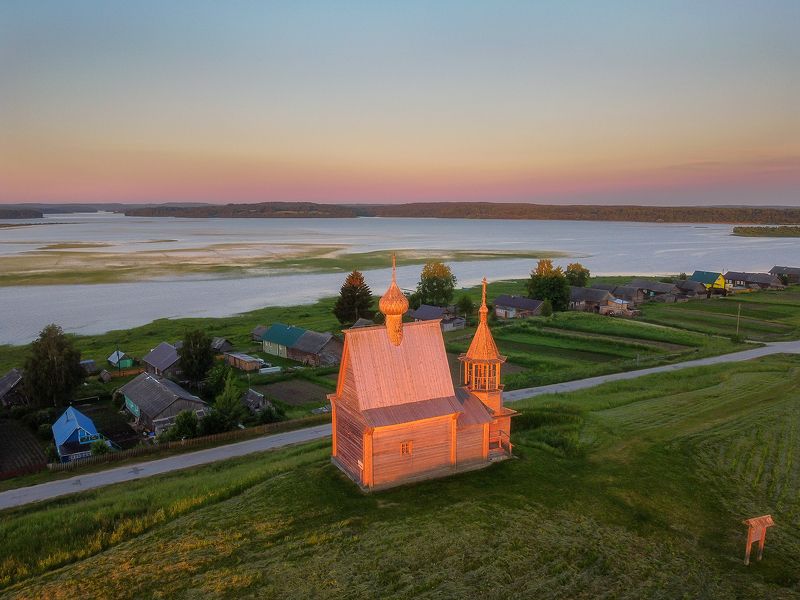 Утро в деревне Вершинино. фото превью