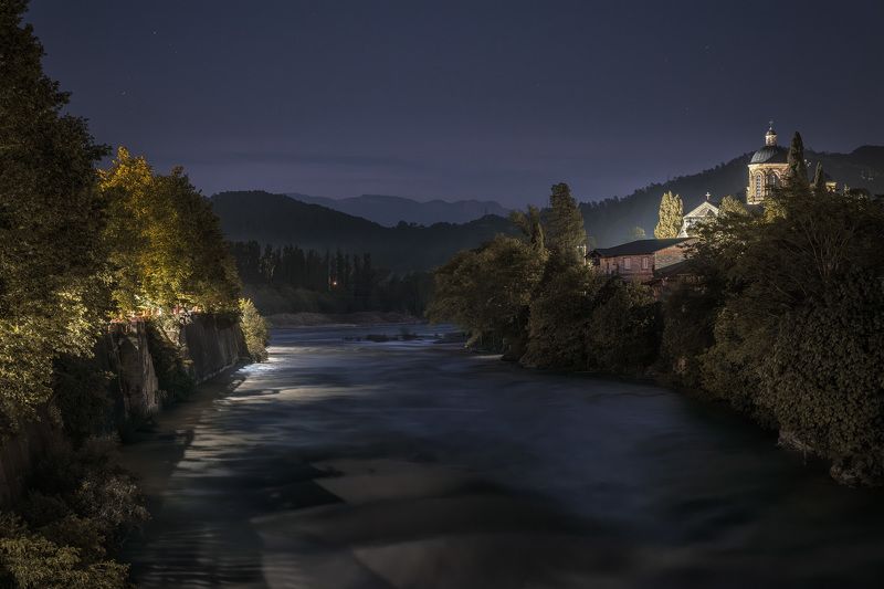 Night Over Rioni River фото превью