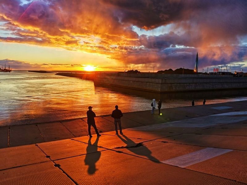 Майский закат фото превью