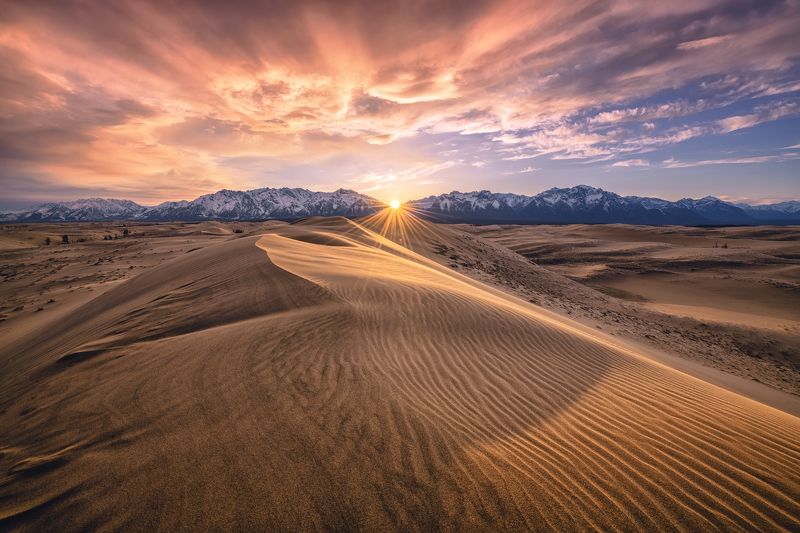 Вечер в песках... фото превью