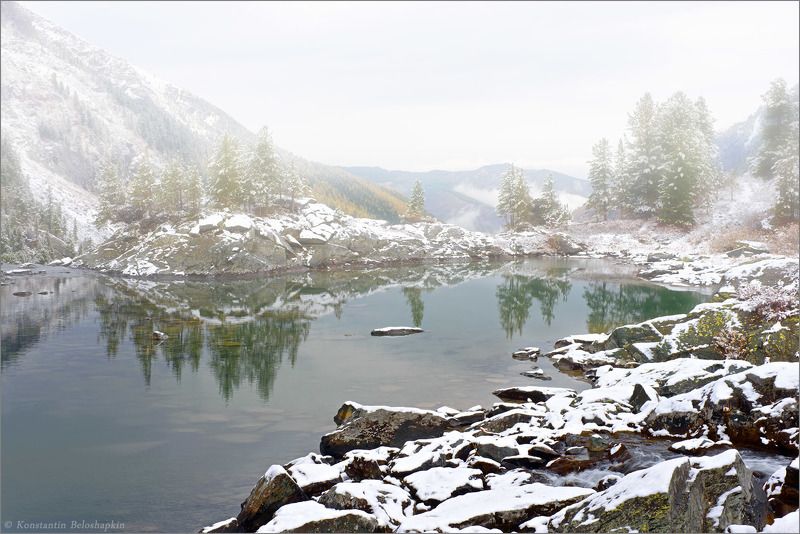 алтай, константин белошапкин, куйгук, озеро, осень, туман Там, за облаками... фото превью