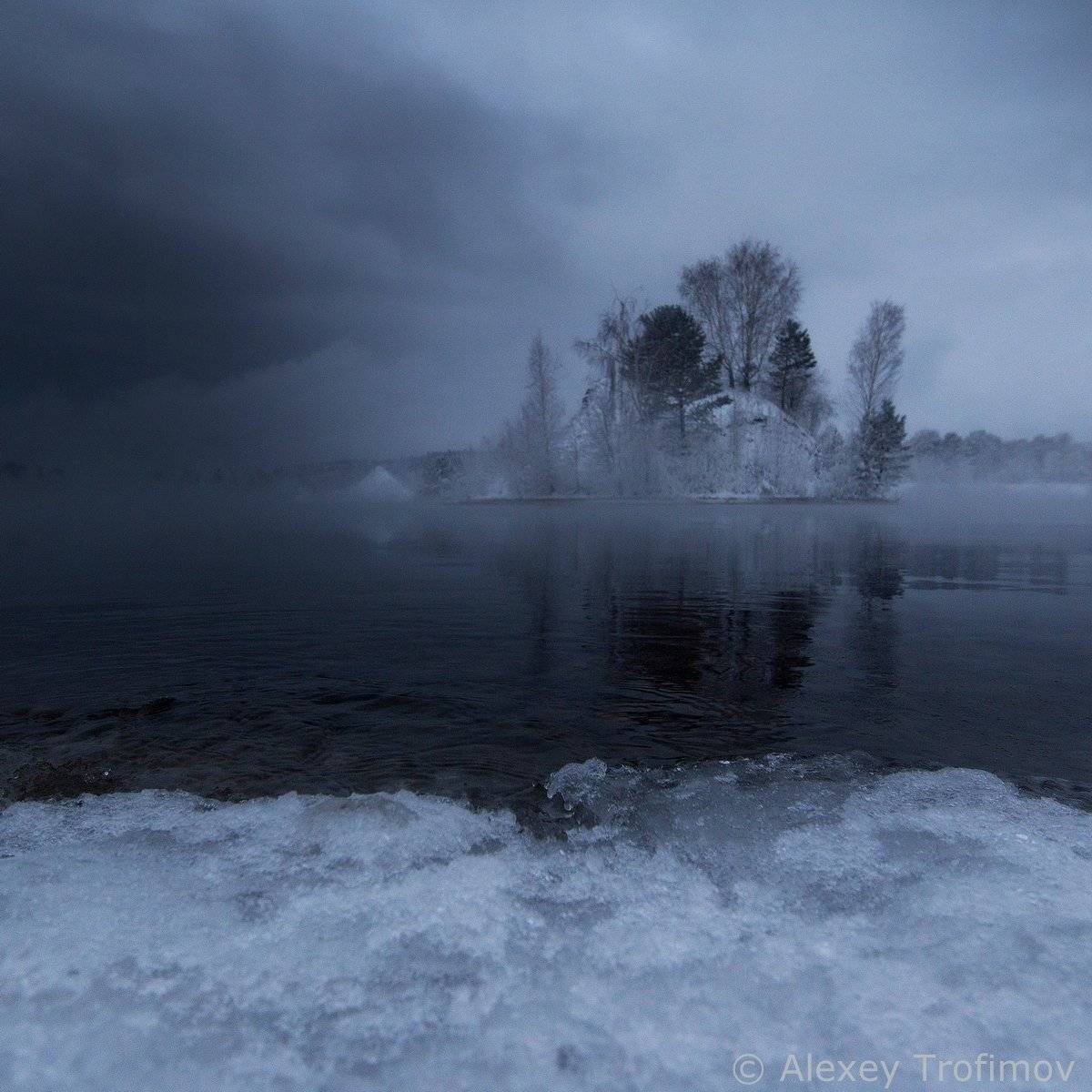 Ангара, Пейзаж, Сибирь, Алексей Трофимов