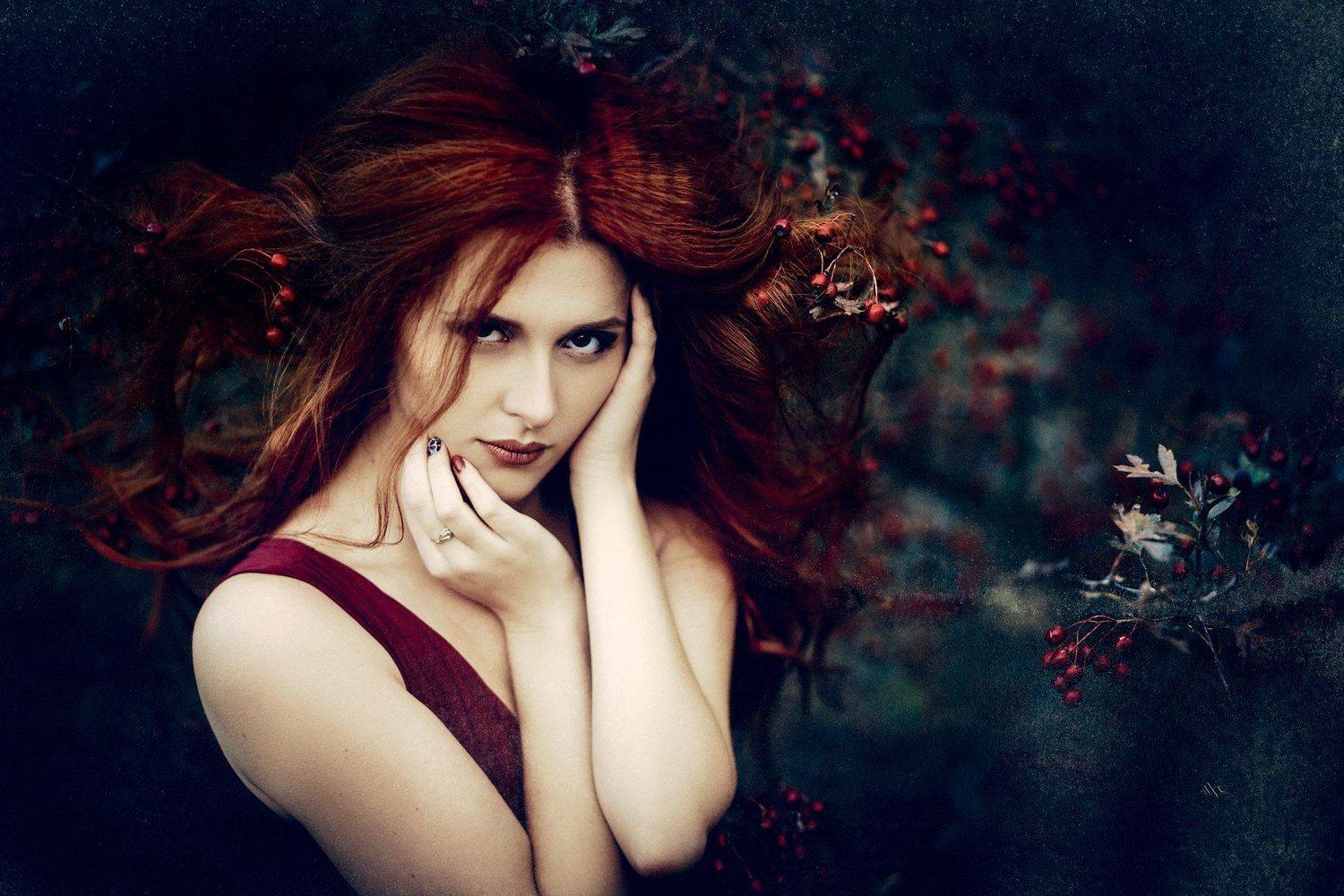 Autumn, Portrait, Toning, Woman, Руслан Болгов (Axe)