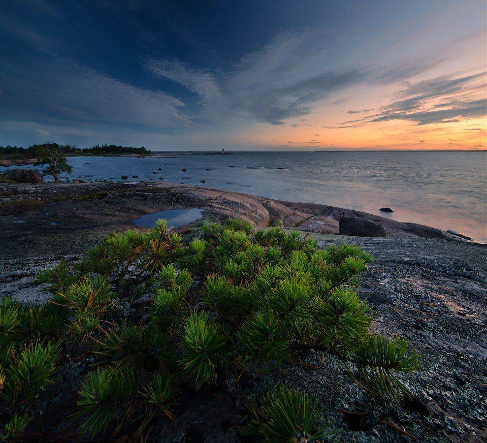 закат, море, природа, Дмитрий Воронцов