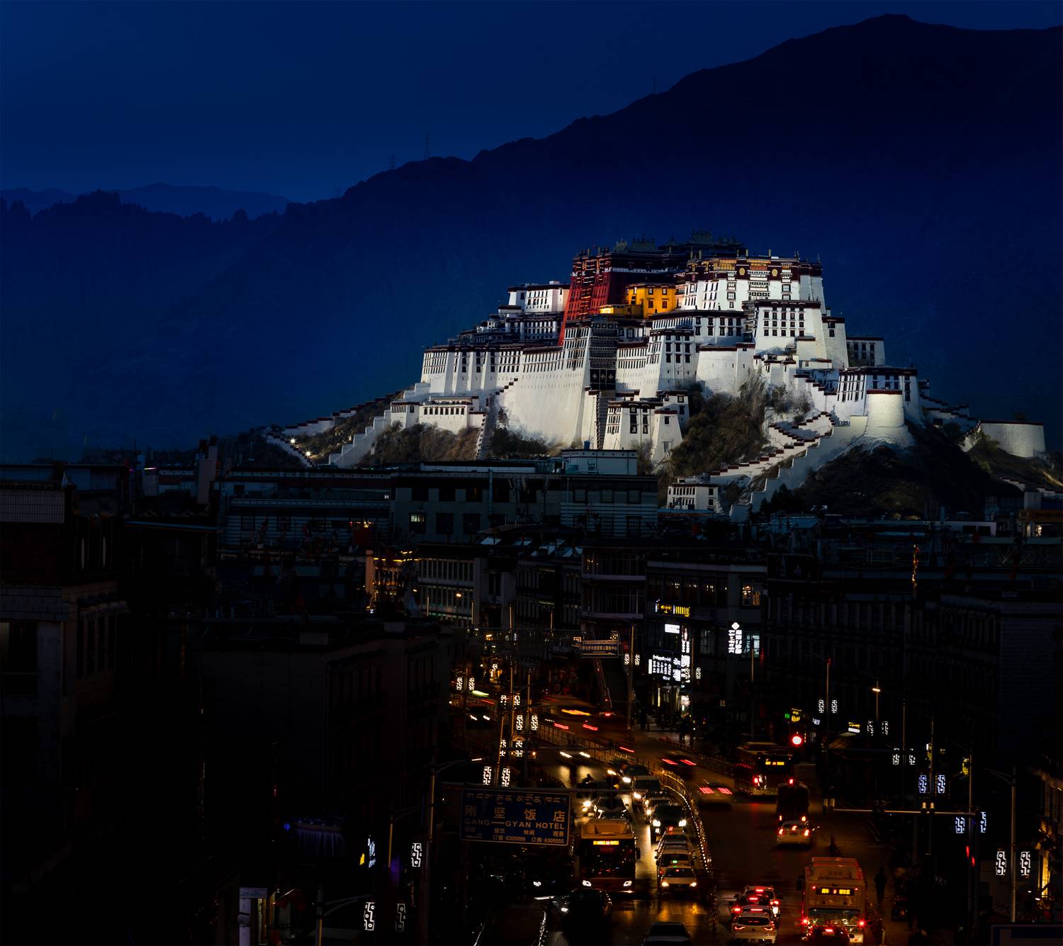 тибет, лхаса, потала, дзонг, крепость, Потапов Сергей