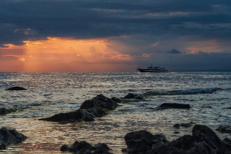 море, закат, туапсе, кадош Морские зарисовки фото превью