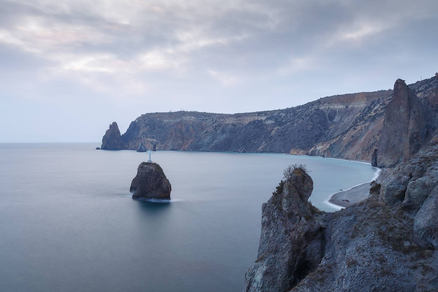 севастополь, фиолент, море, пляж., Владимир Дубинин