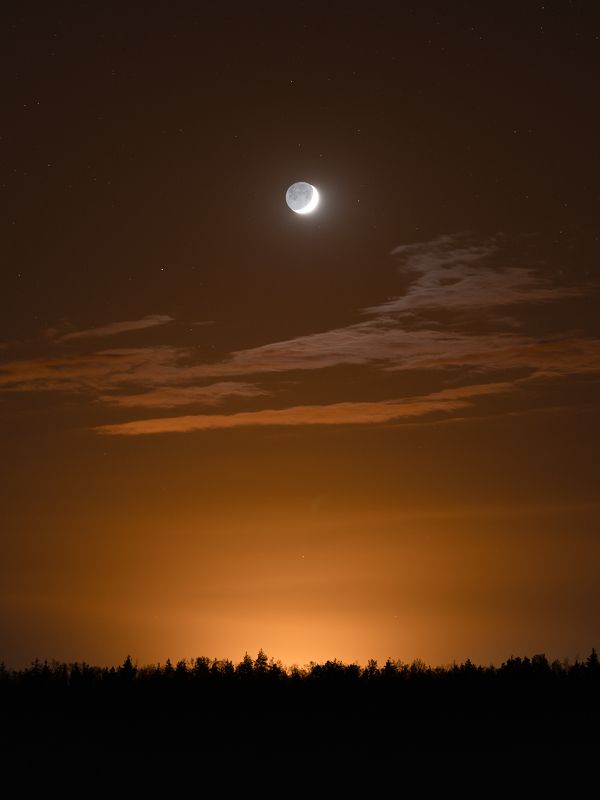 Луна над теплицами фото превью