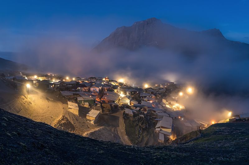 дагестан, кавказ, россия, природа, пейзаж, горы, куруш, dagestan, caucasus, russia, nature, landscape, mountains, kurush Аул Куруш в Дагестане фото превью