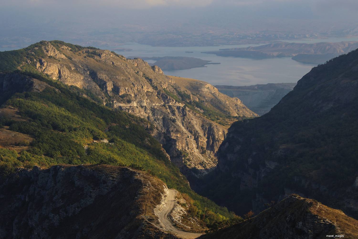 горы,ирганайское водохранилище,осень,утро,пейзаж,дагестан,, Magov Marat