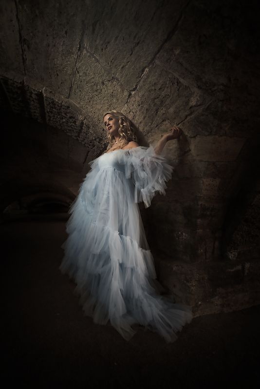 В платье голубом фото превью