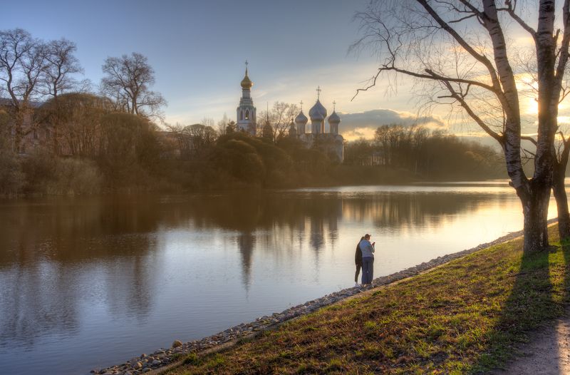 вологда, россия, закат, вологодская область Вологодские зарисовки фото превью