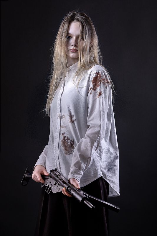 оружие, девушка... Ника фото превью