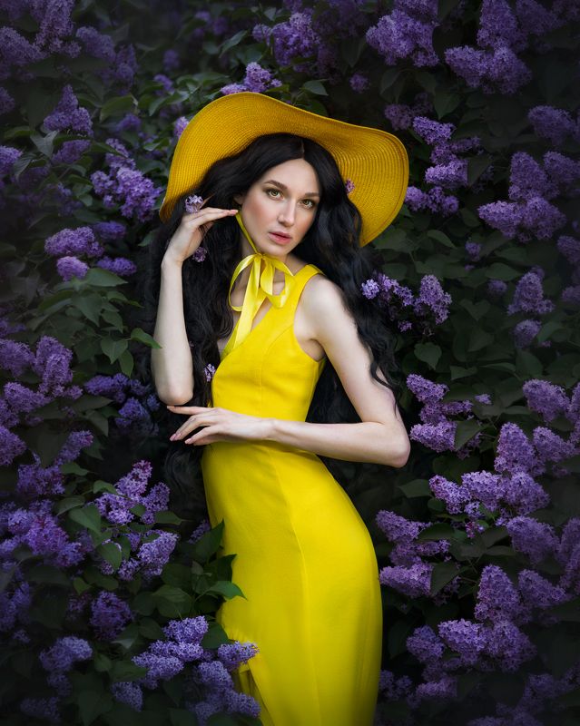 Фотограф Юлия Дюдина, Фотограф Нижний Новгород, арт фотограф,  волшебная фотосессия, фотосессия цветение, фотосессия в сирени, фотосессия в цветении  фото превью