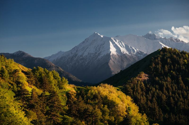 Весенний пейзаж, Ингушетия фото превью